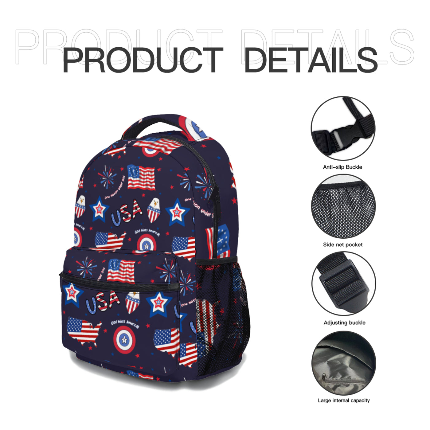 God Bless America Backpack Bundle