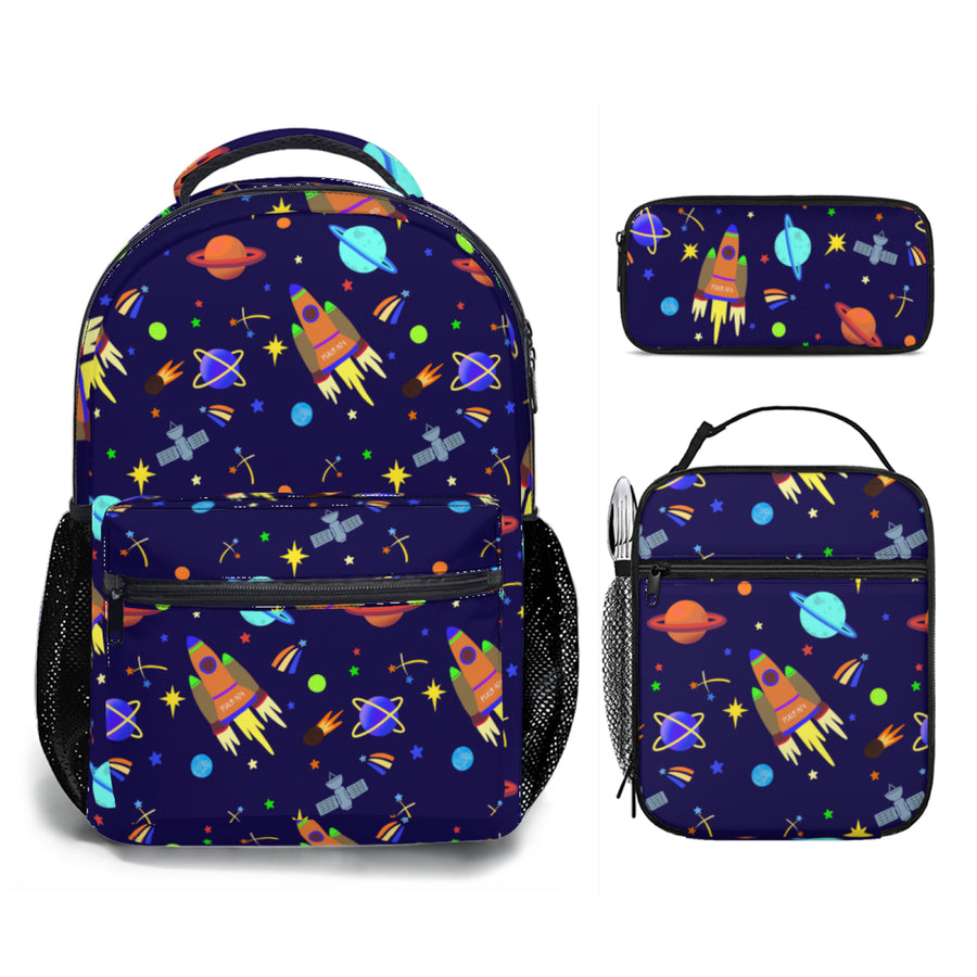 Blue Shooting Stars Backpack Bundle