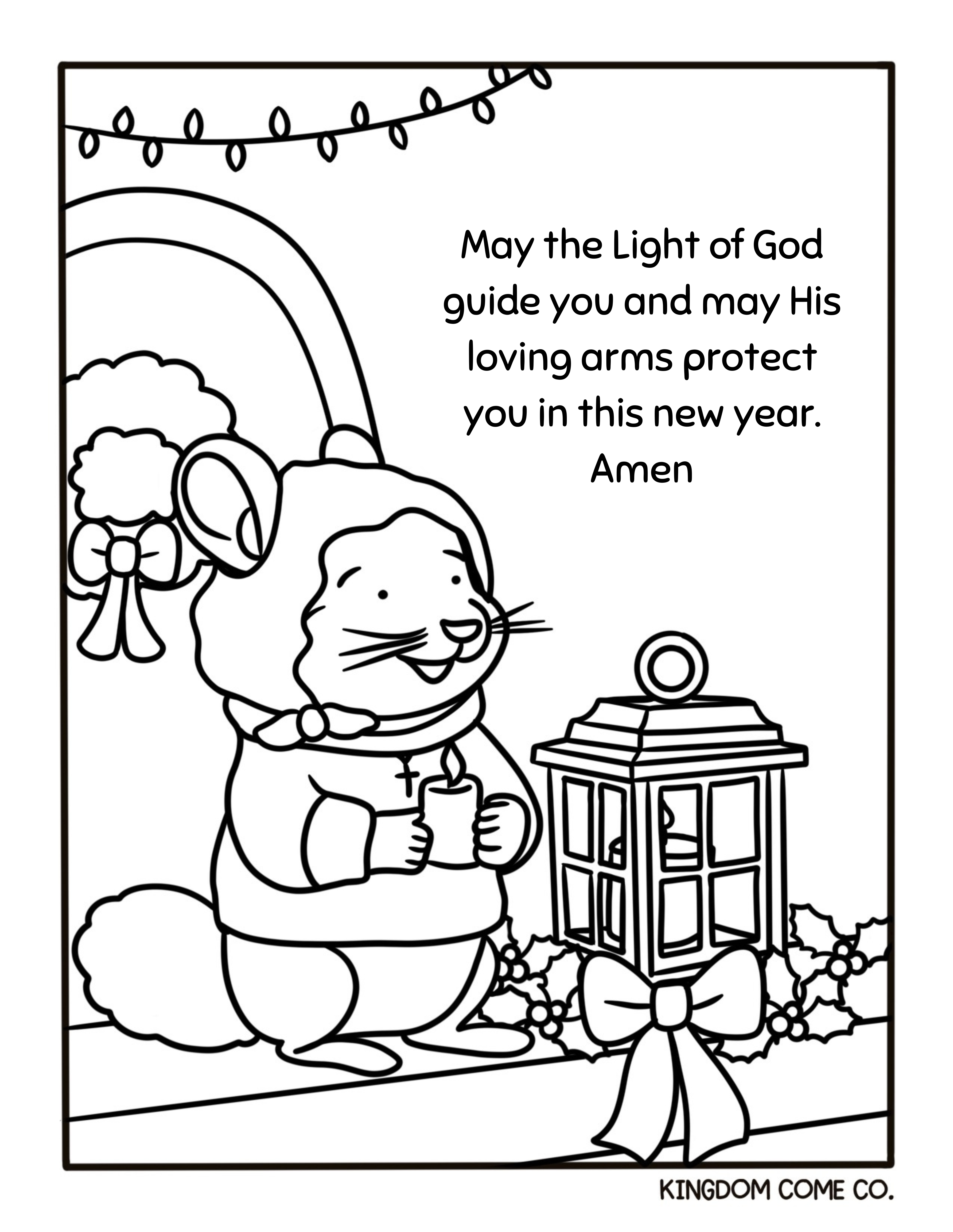 January Coloring Pages