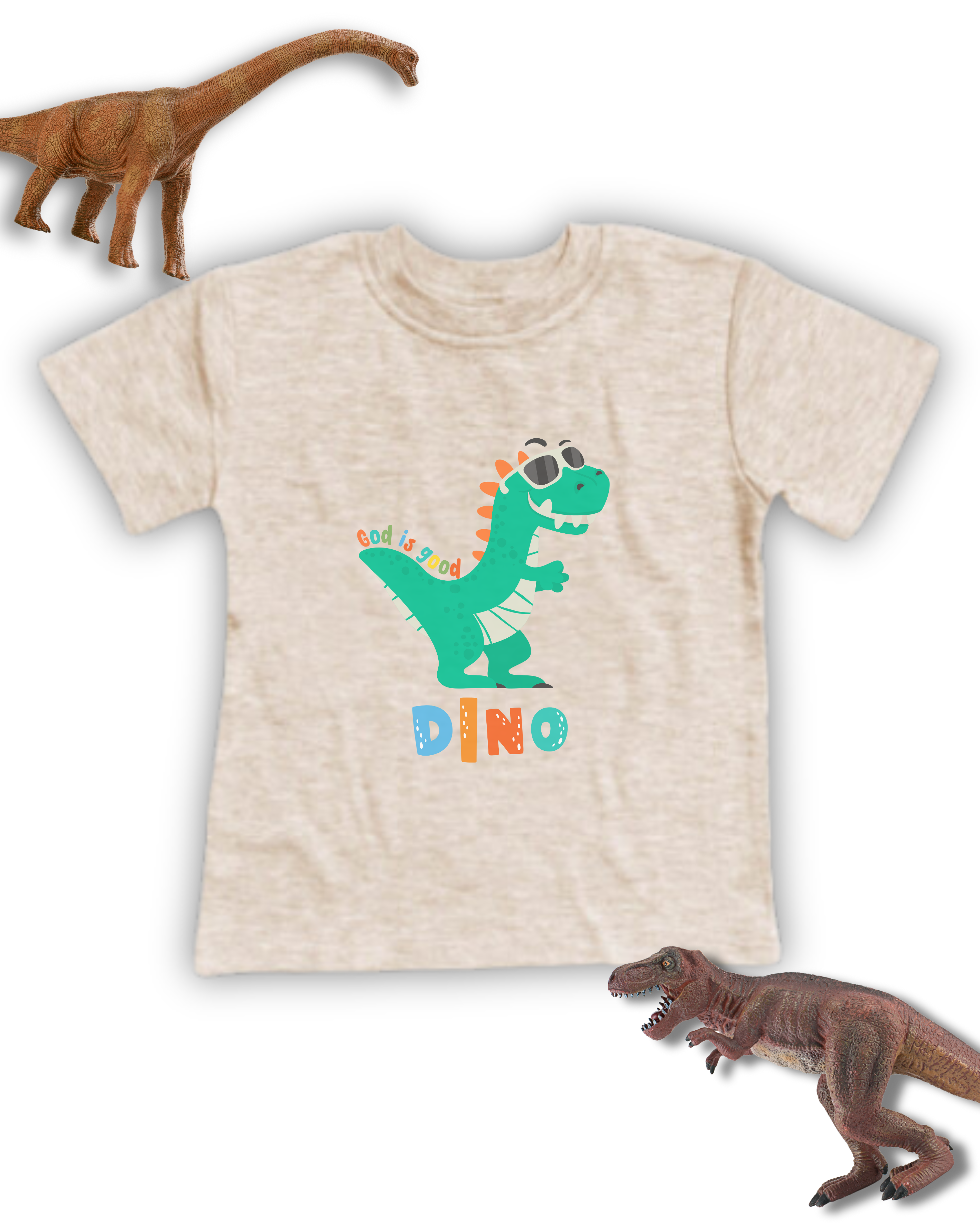 God is Good Dinosaur Short Sleeve Tee