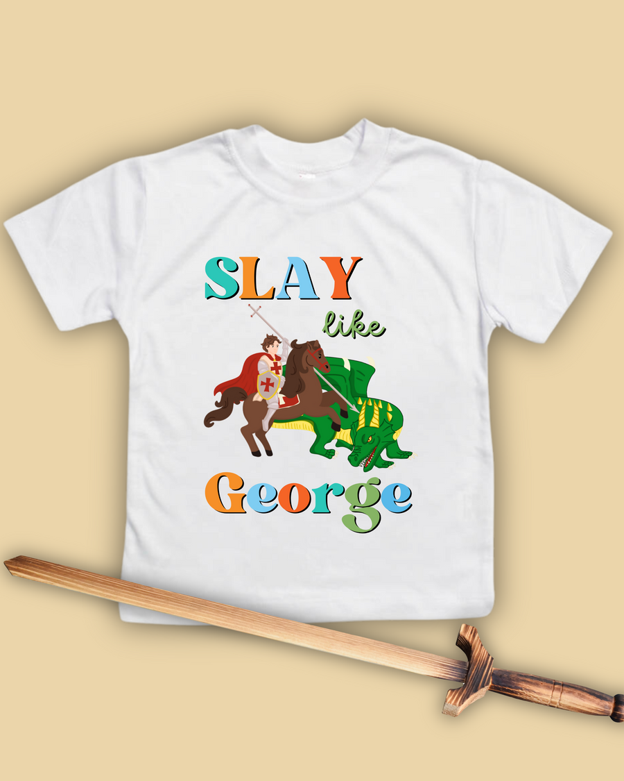 Slay Like George Short Sleeve Tee