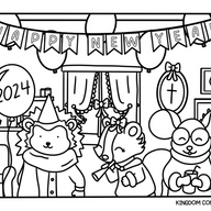 January Coloring Pages