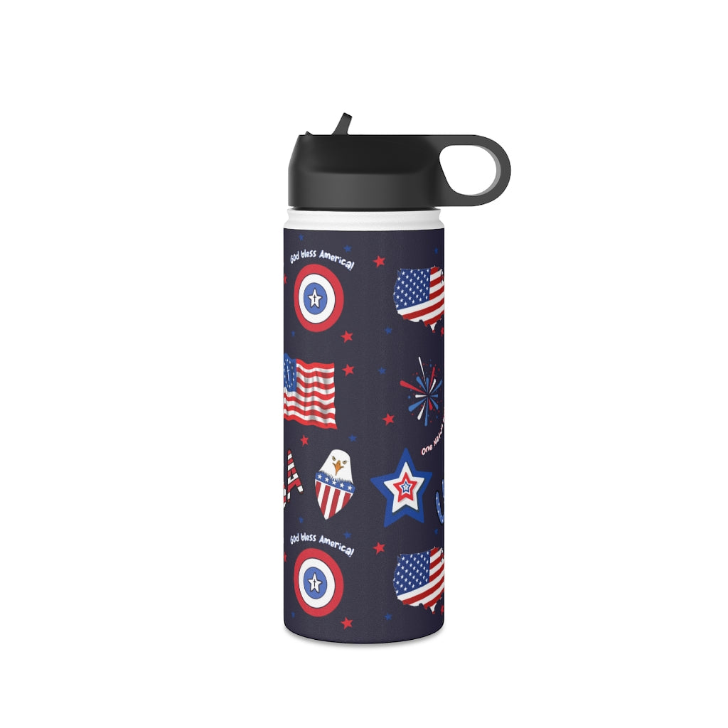 Freedom Stainless Steel Water Bottle, Standard Lid