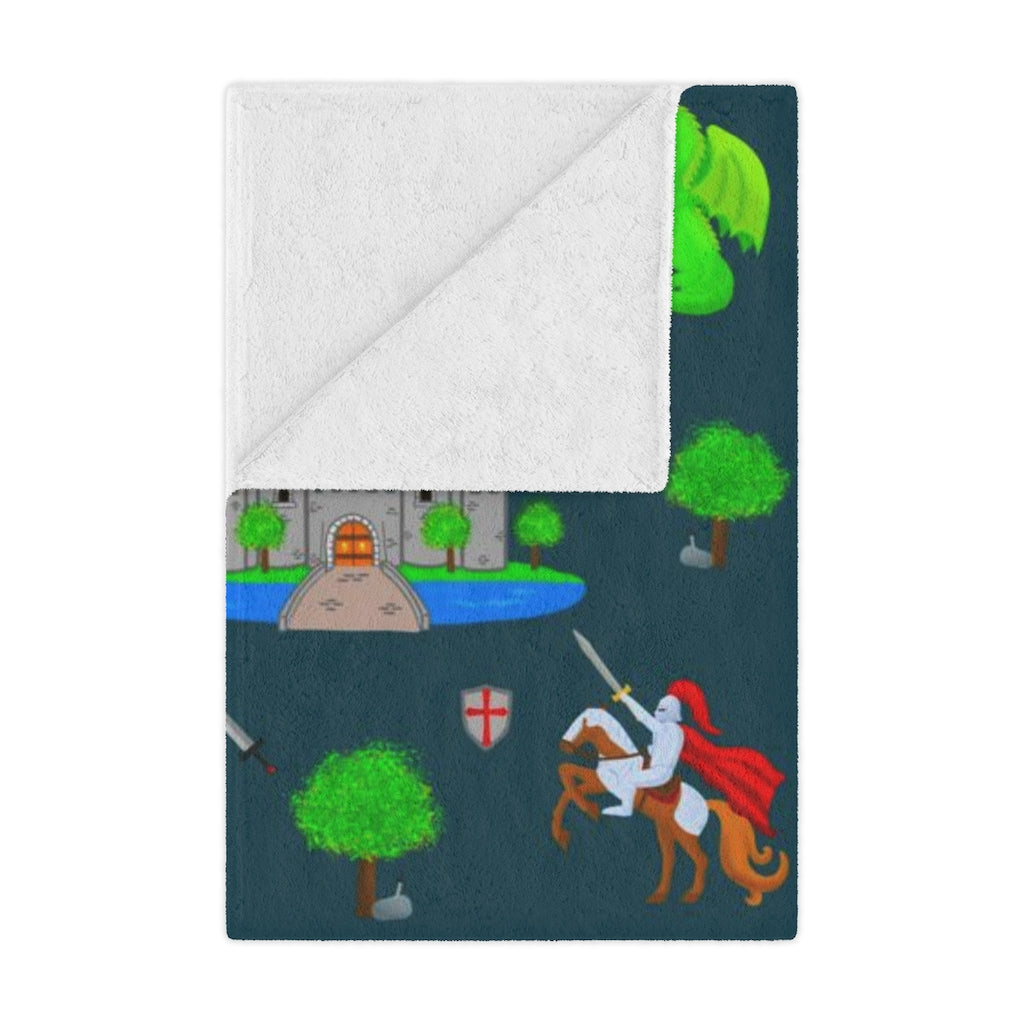 Knight in Shining Armor Minky Blanket