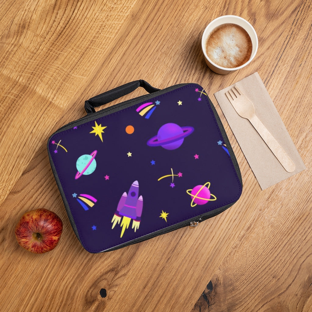 Shooting Stars (Purple) Lunch Bag