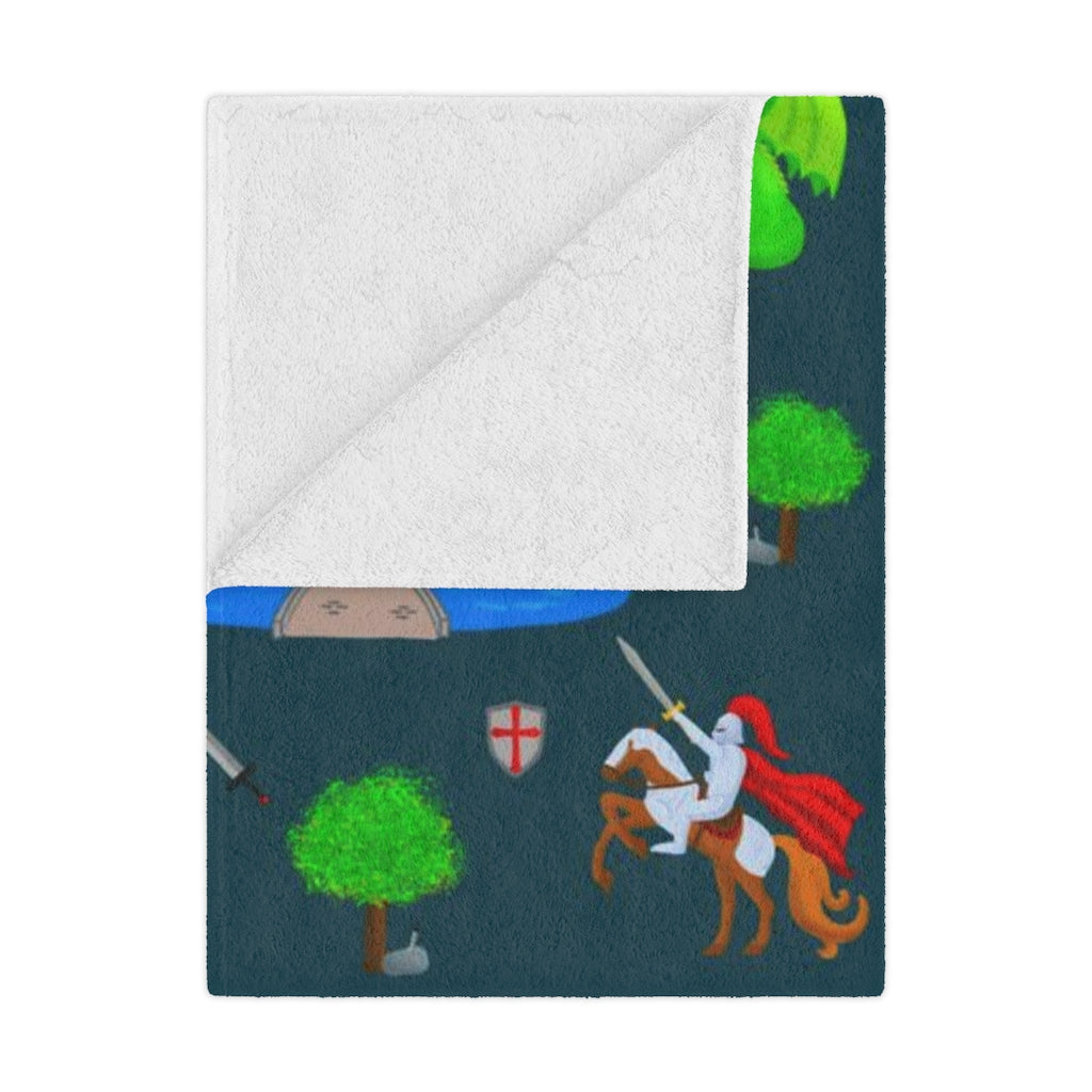 Knight in Shining Armor Minky Blanket