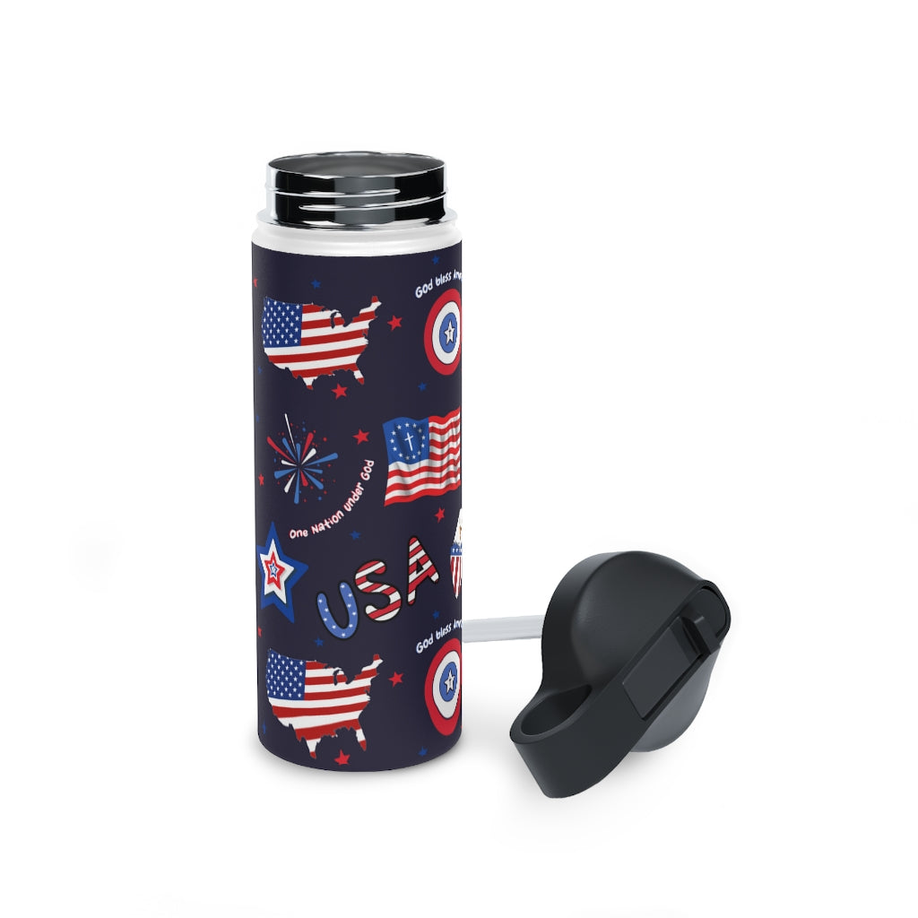 Freedom Stainless Steel Water Bottle, Standard Lid