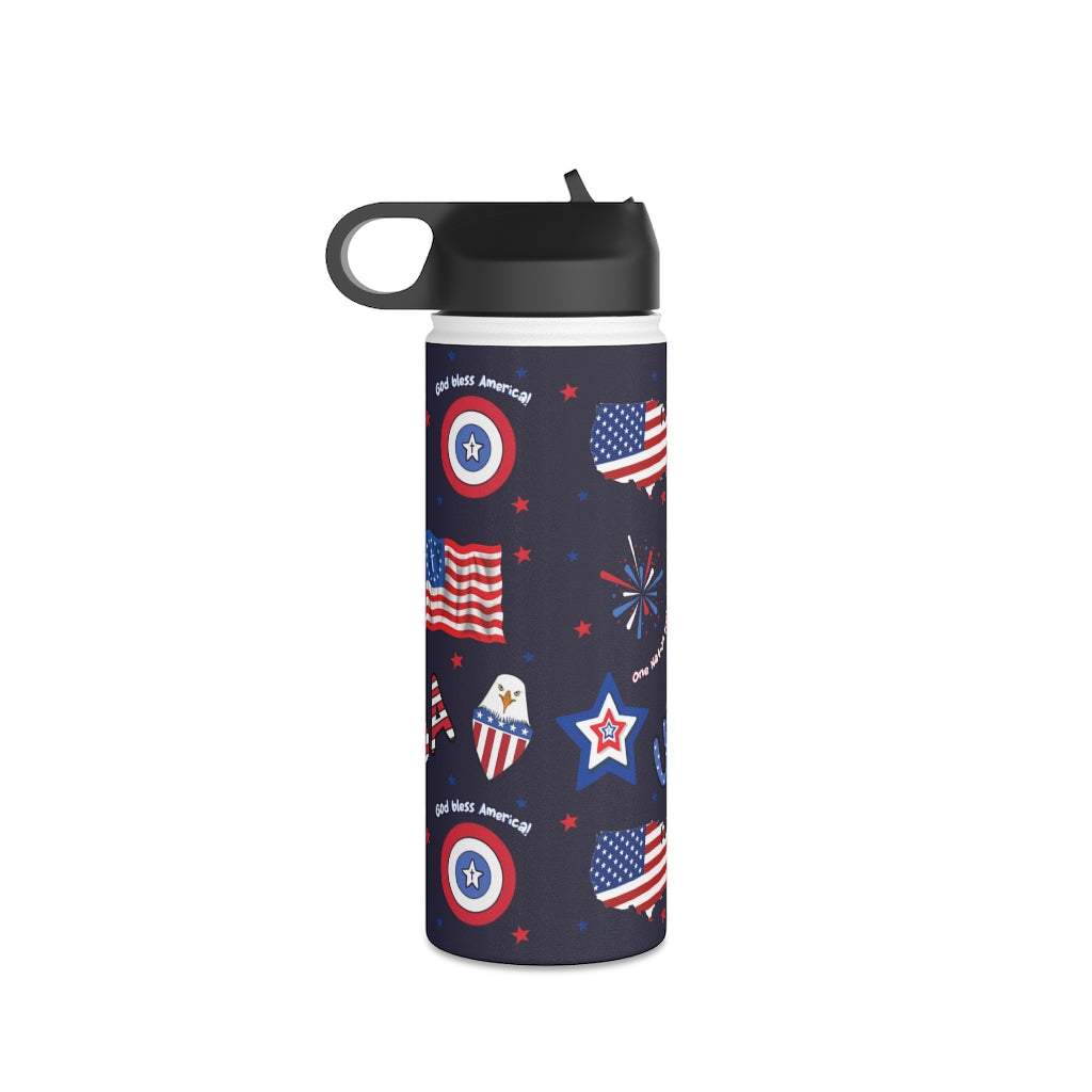 Freedom Stainless Steel Water Bottle, Standard Lid