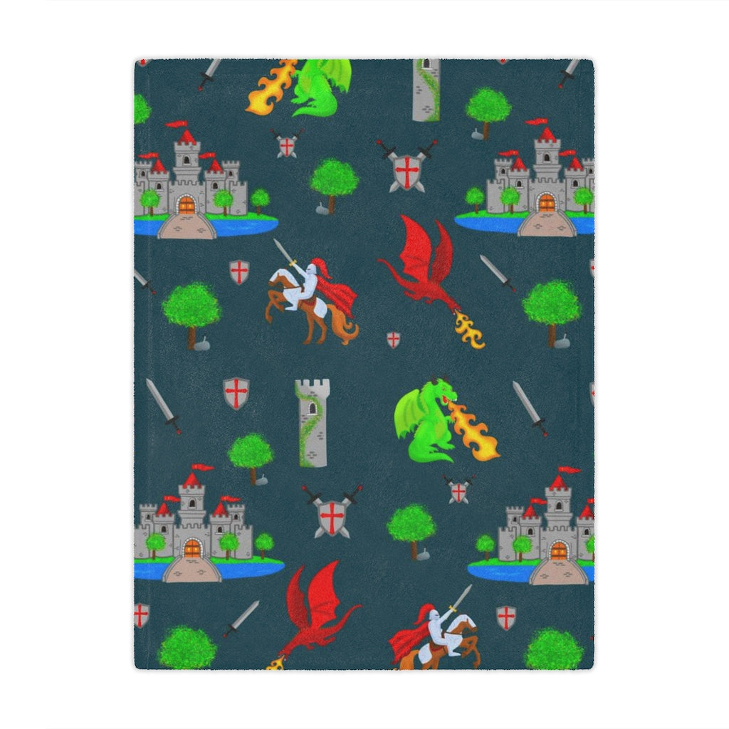 Knight in Shining Armor Minky Blanket