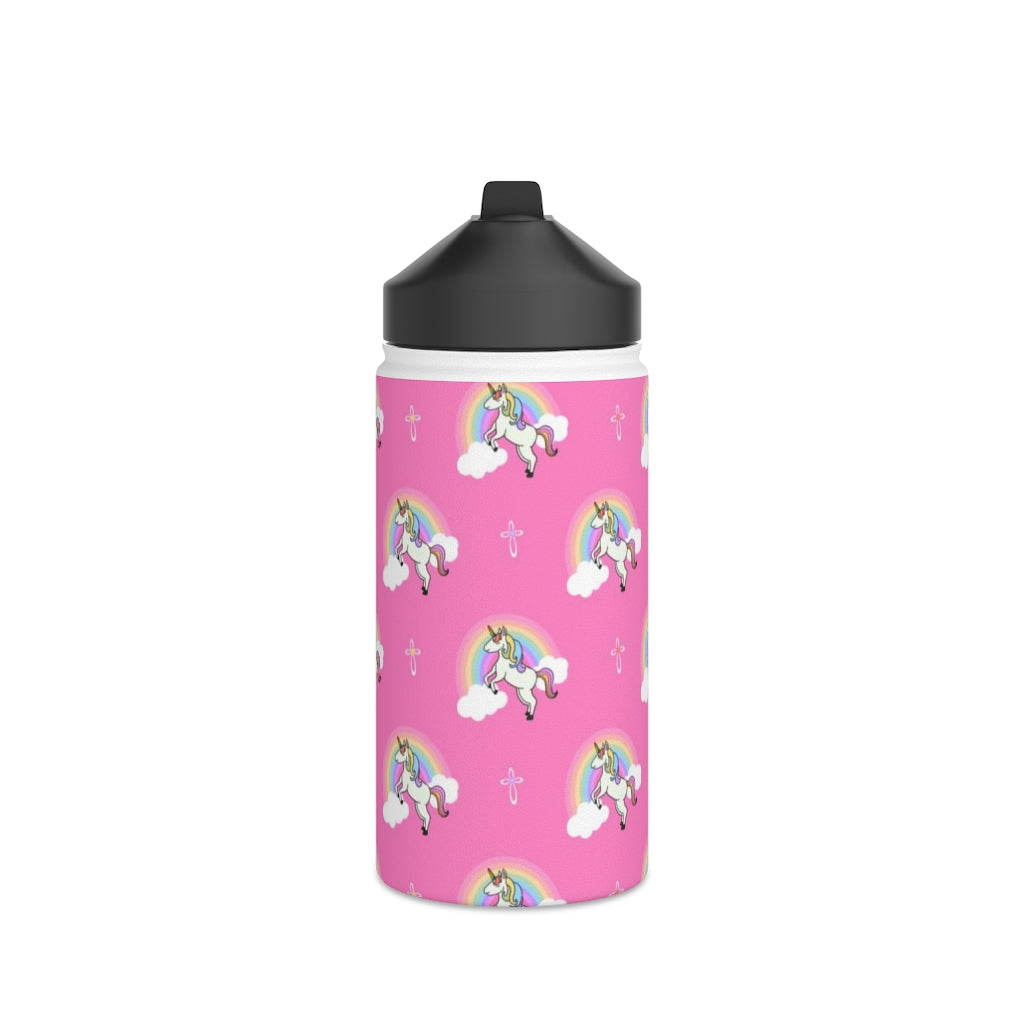 Unicorn Stainless Steel Water Bottle, Standard Lid