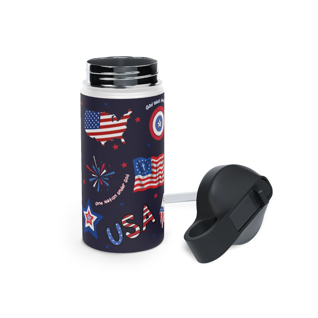 Freedom Stainless Steel Water Bottle, Standard Lid