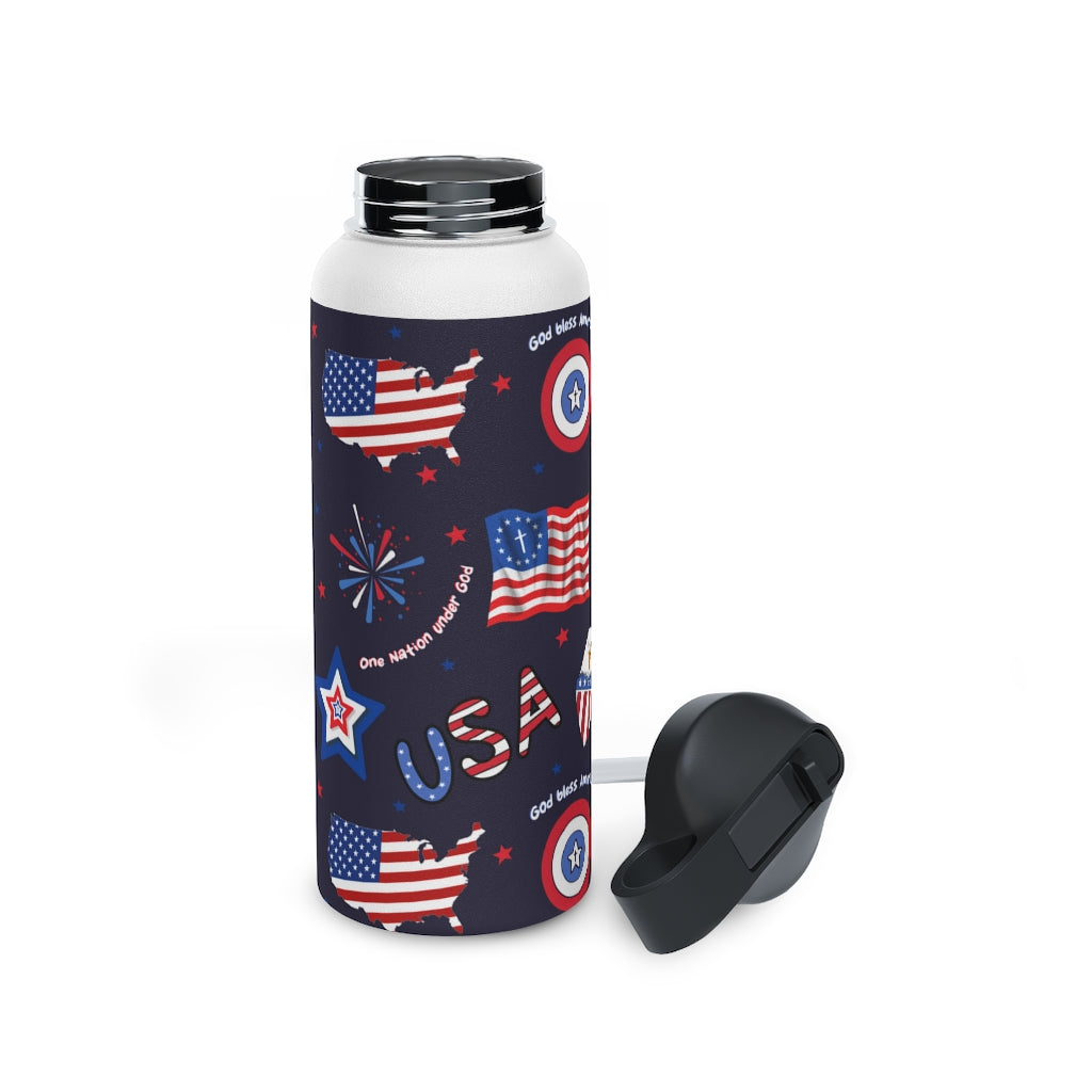 Freedom Stainless Steel Water Bottle, Standard Lid