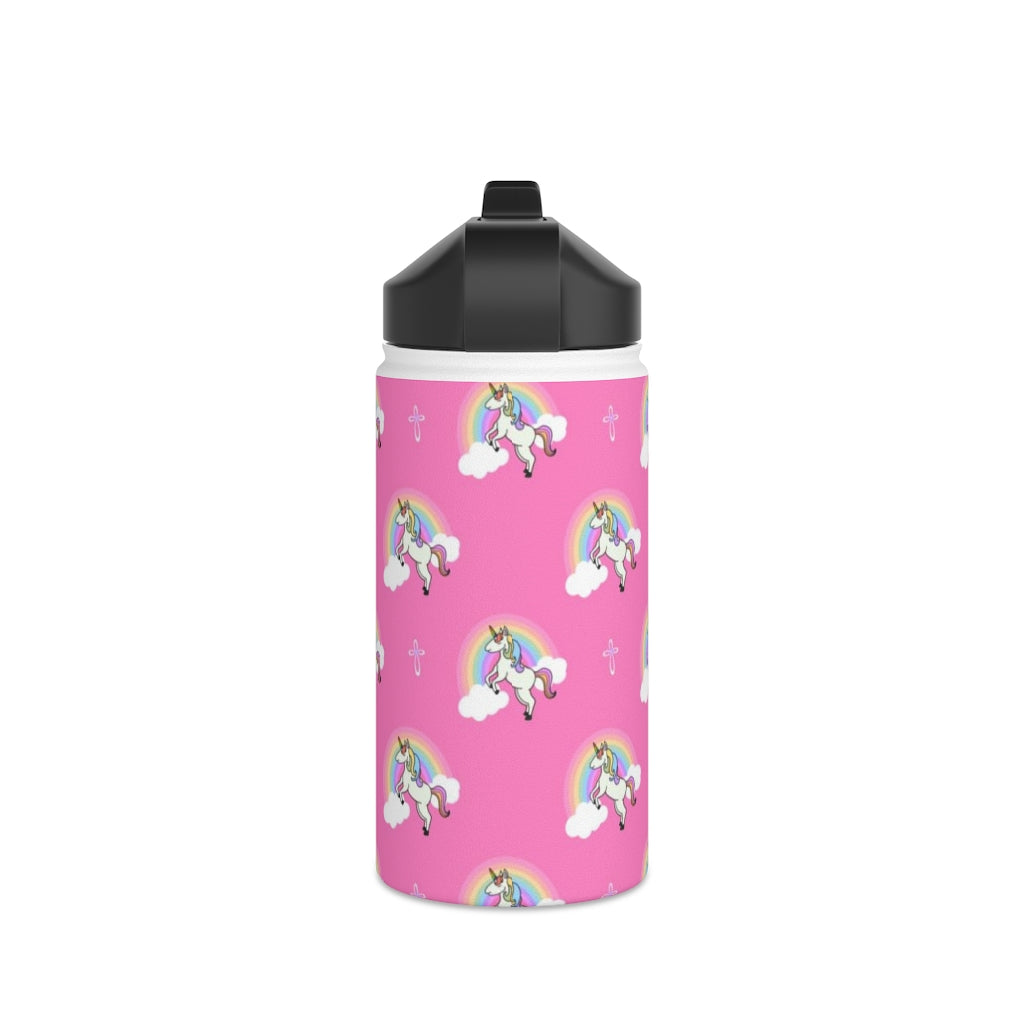 Unicorn Stainless Steel Water Bottle, Standard Lid