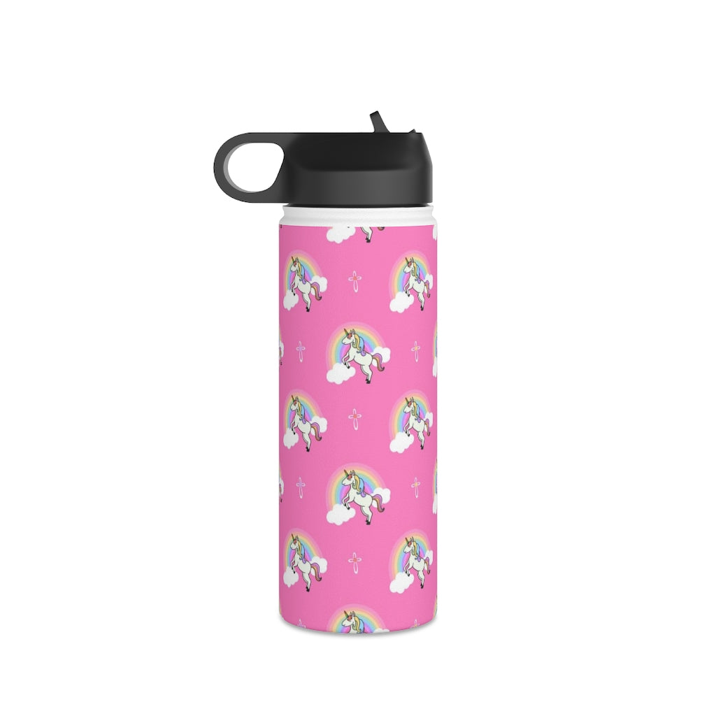 Unicorn Stainless Steel Water Bottle, Standard Lid