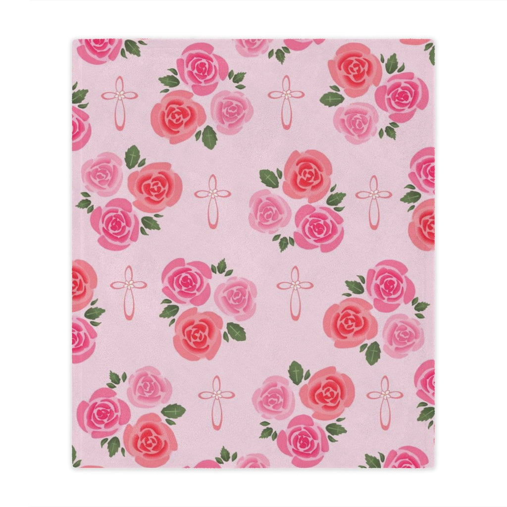 Rosie’s Garden Minky Blanket
