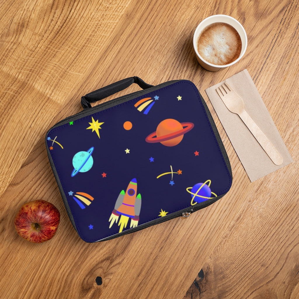 Shooting Stars (Blue) Lunch Bag