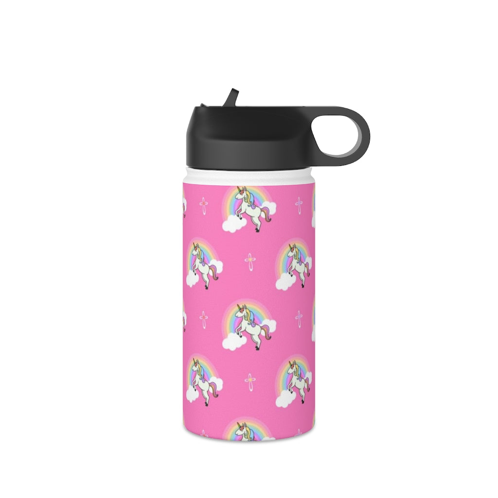 Unicorn Stainless Steel Water Bottle, Standard Lid