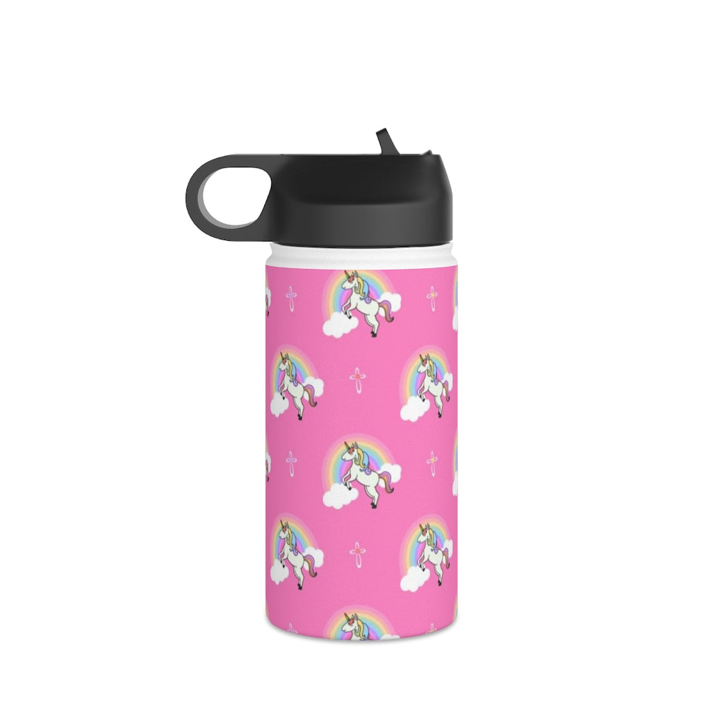 Unicorn Stainless Steel Water Bottle, Standard Lid