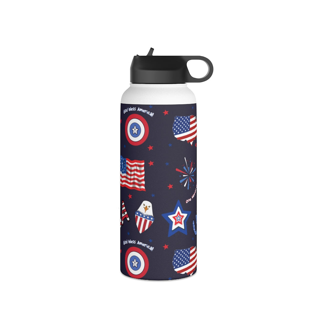 Freedom Stainless Steel Water Bottle, Standard Lid